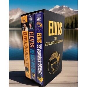 ELVIS: The Concert Collection, 3 HI-FI VHS Lightyear Boxed‎ Set